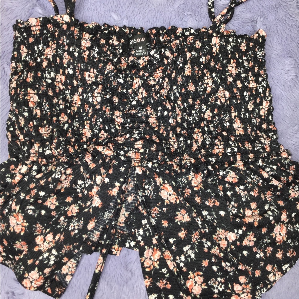 Cute pink flower top